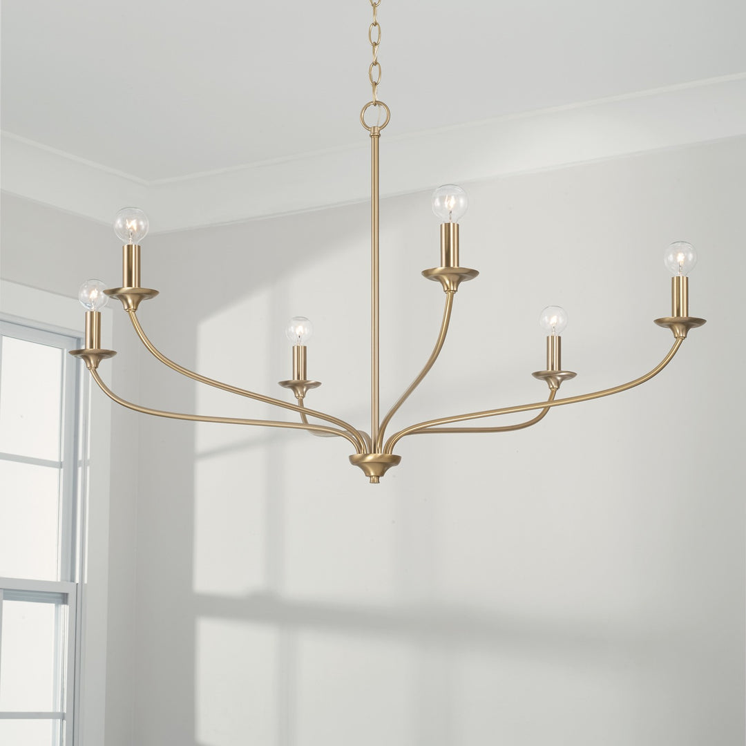 Capital Dolan 449961MA Chandelier Light - Matte Brass