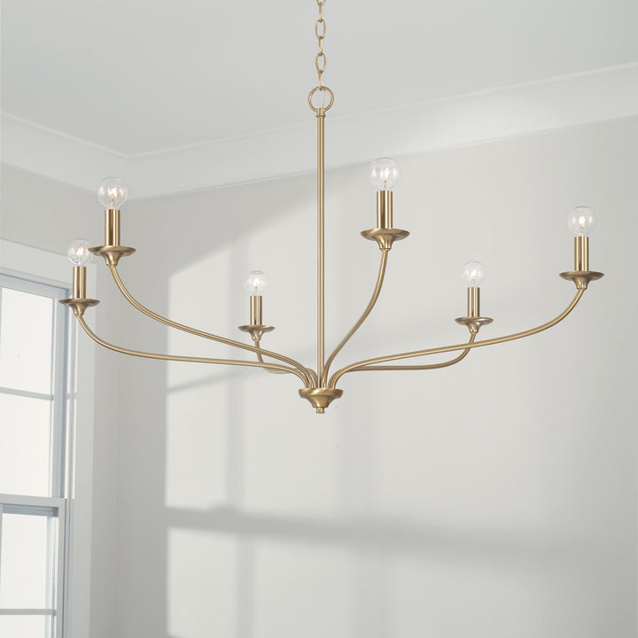 Capital Dolan 449961MA Chandelier Light - Matte Brass