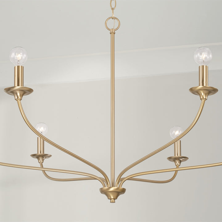 Capital Dolan 449961MA Chandelier Light - Matte Brass