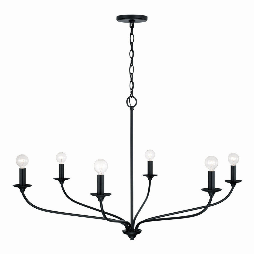 Capital Dolan 449961MB Chandelier Light - Matte Black