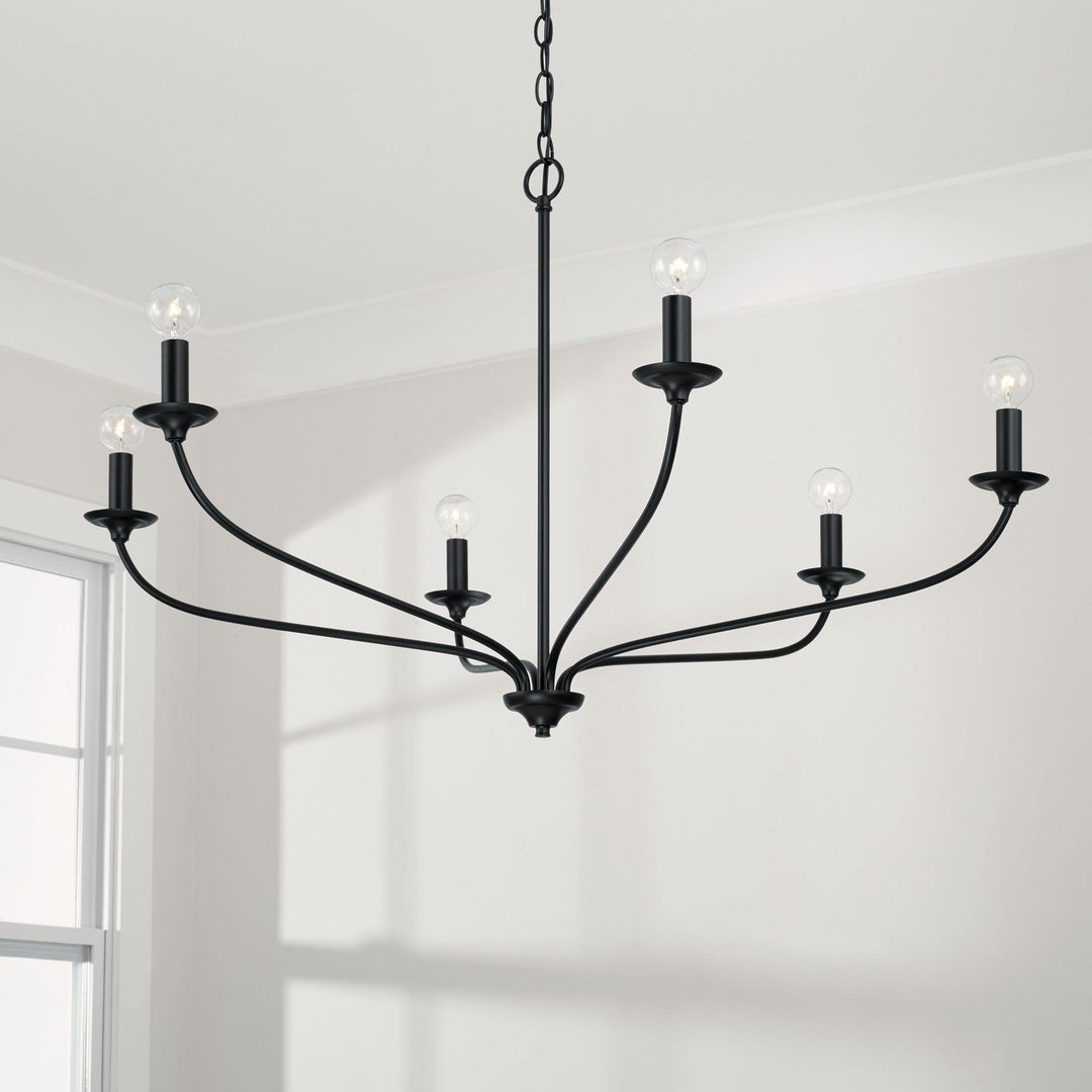 Capital Dolan 449961MB Chandelier Light - Matte Black