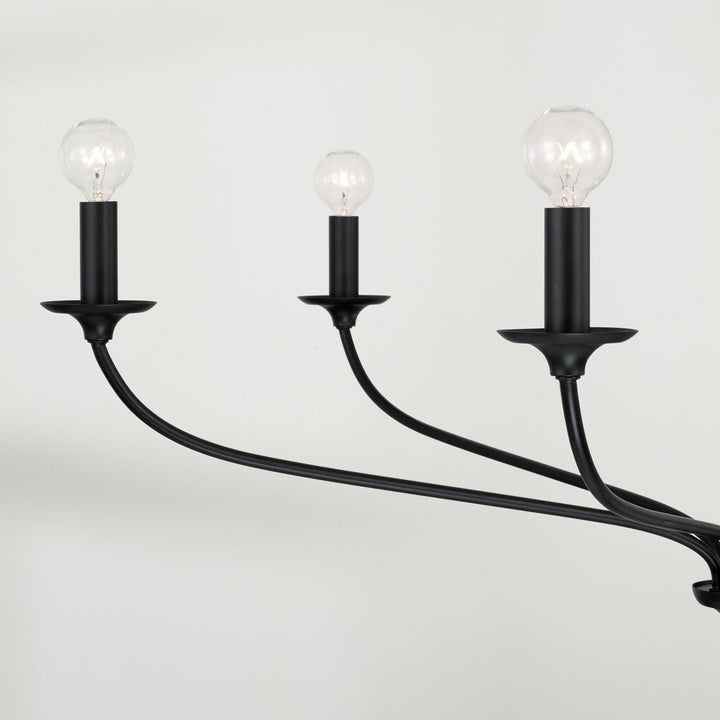 Capital Dolan 449961MB Chandelier Light - Matte Black