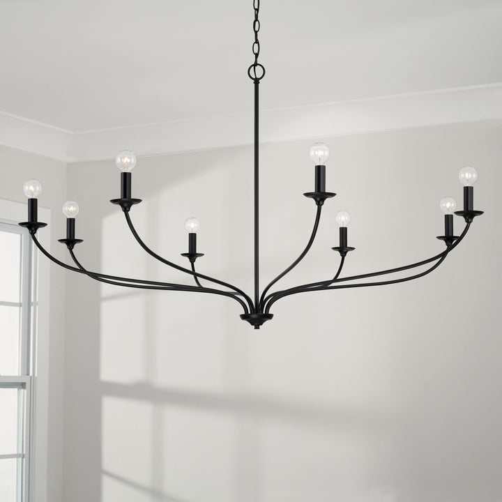 Capital Dolan 449981MB Chandelier Light - Matte Black