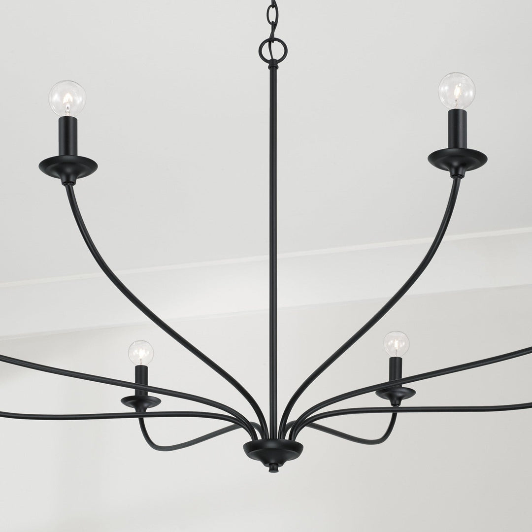 Capital Dolan 449981MB Chandelier Light - Matte Black