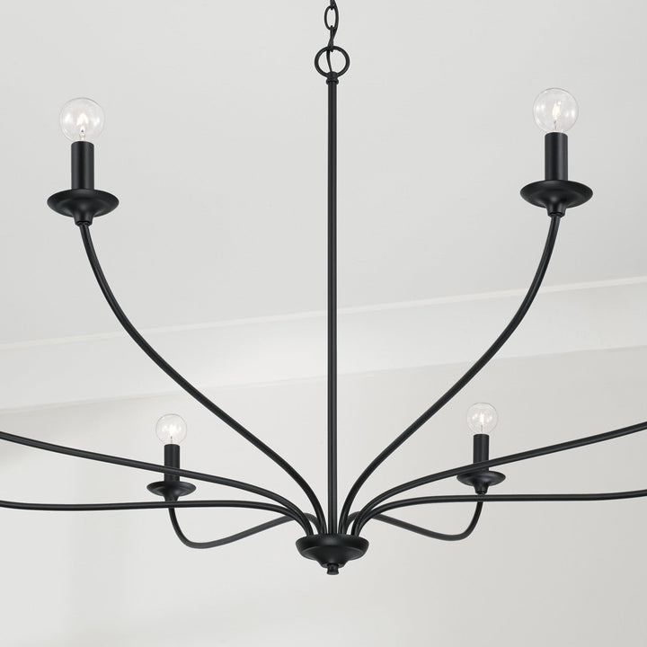 Capital Dolan 449981MB Chandelier Light - Matte Black