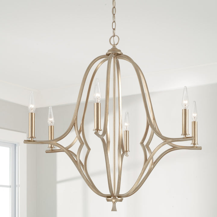 Capital Claire 450061BS Chandelier Light - Brushed Champagne