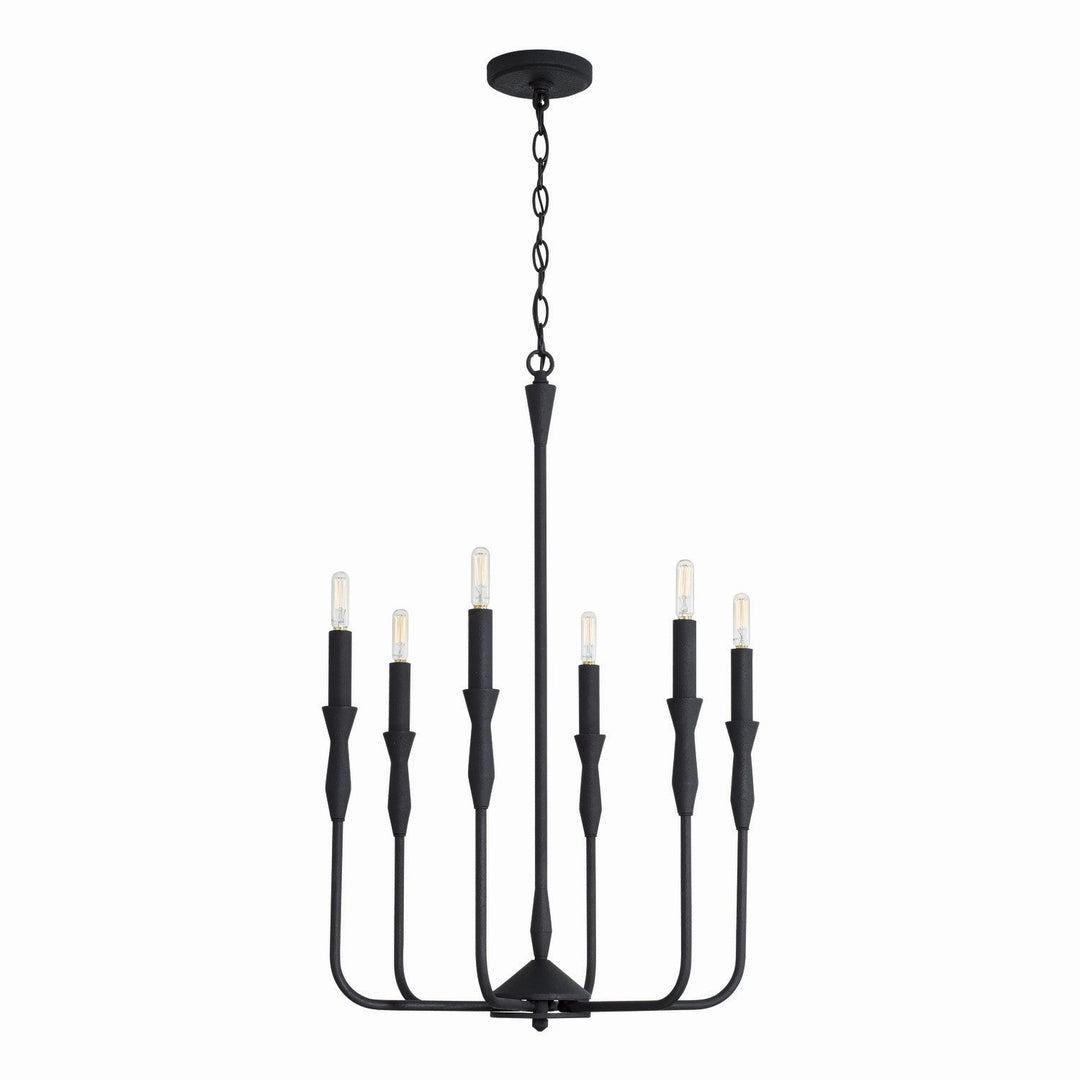 Capital Paloma 450361XK Chandelier Light - Textured Black