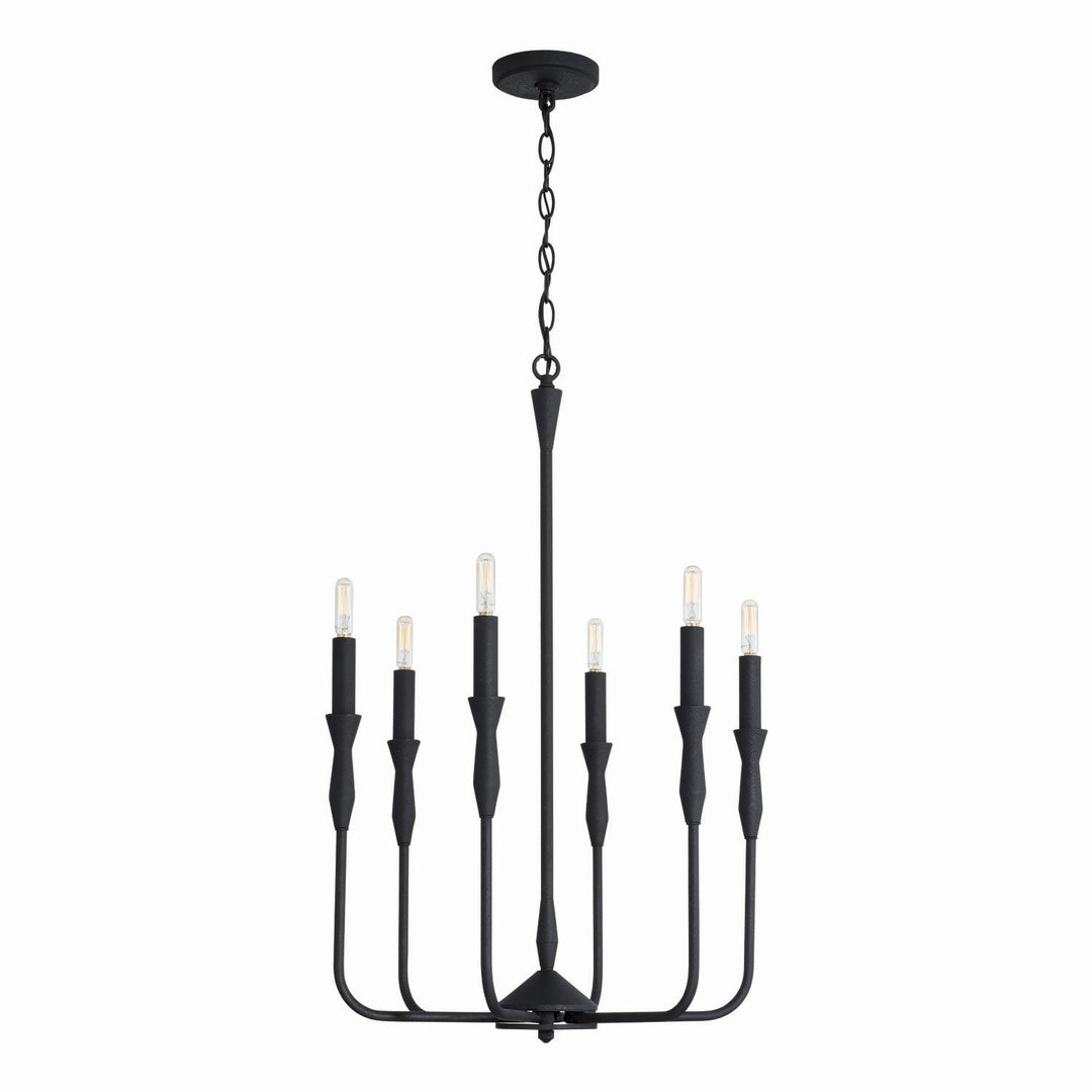 Capital Paloma 450361XK Chandelier Light - Textured Black