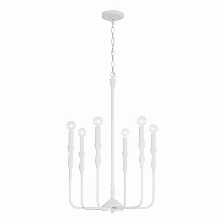 Capital Paloma 450361XW Chandelier Light - Textured White