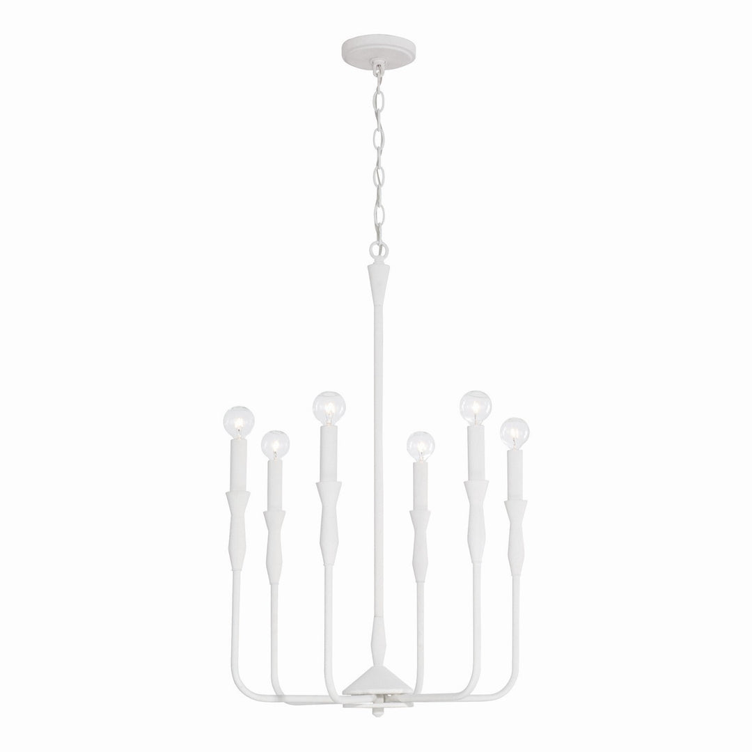 Capital Paloma 450361XW Chandelier Light - Textured White