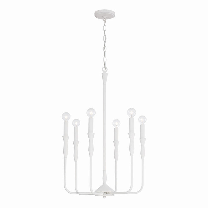 Capital Paloma 450361XW Chandelier Light - Textured White