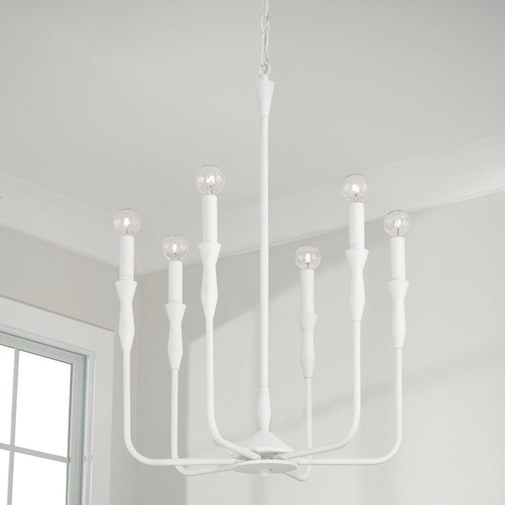 Capital Paloma 450361XW Chandelier Light - Textured White