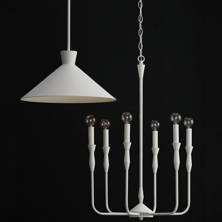 Capital Paloma 450361XW Chandelier Light - Textured White