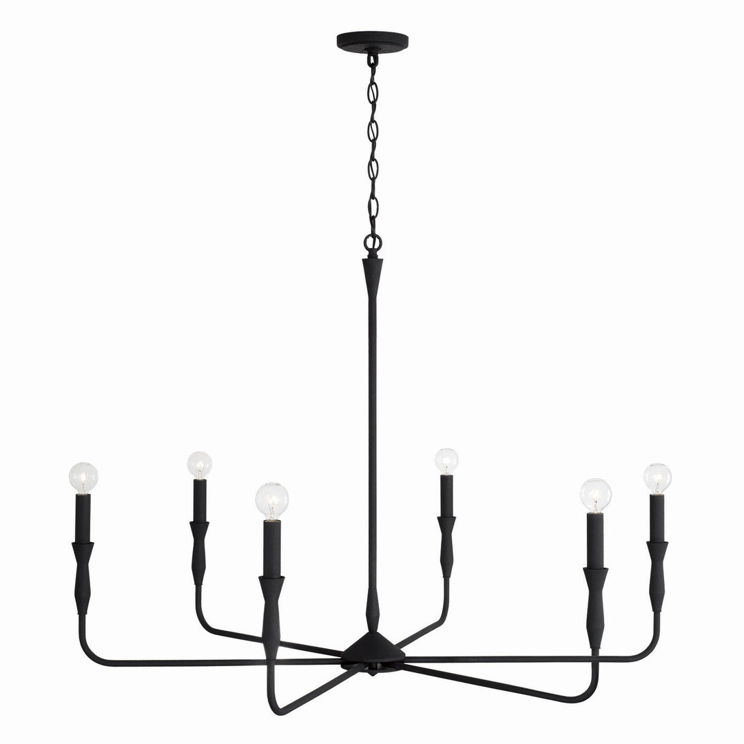 Capital Paloma 450362XK Chandelier Light - Textured Black