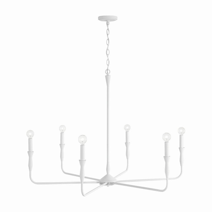 Capital Paloma 450362XW Chandelier Light - Textured White