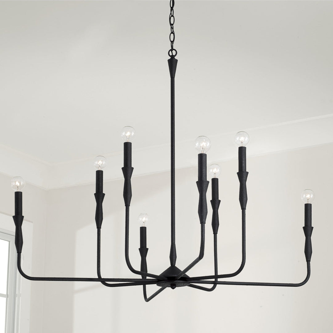 Capital Paloma 450381XK Chandelier Light - Textured Black