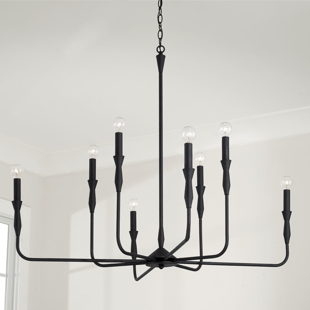 Capital Paloma 450381XK Chandelier Light - Textured Black