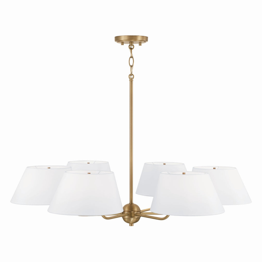 Capital Welsley 450461AD Chandelier Light - Aged Brass