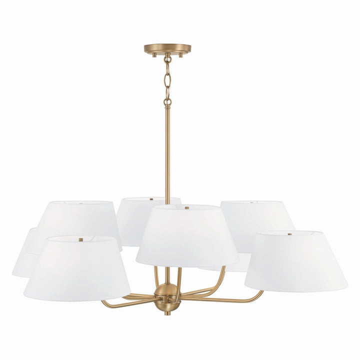 Capital Welsley 450481AD Chandelier Light - Aged Brass