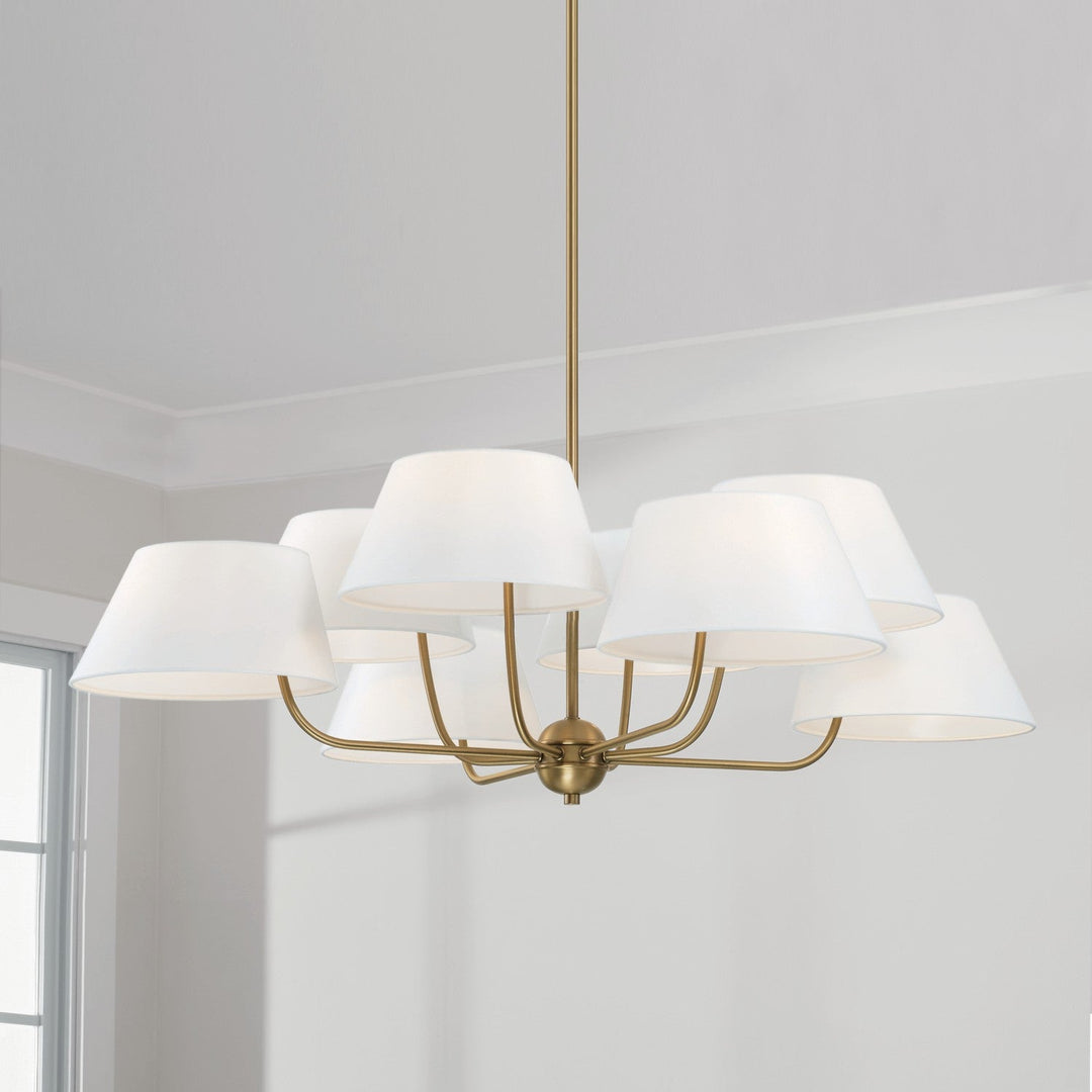 Capital Welsley 450481AD Chandelier Light - Aged Brass