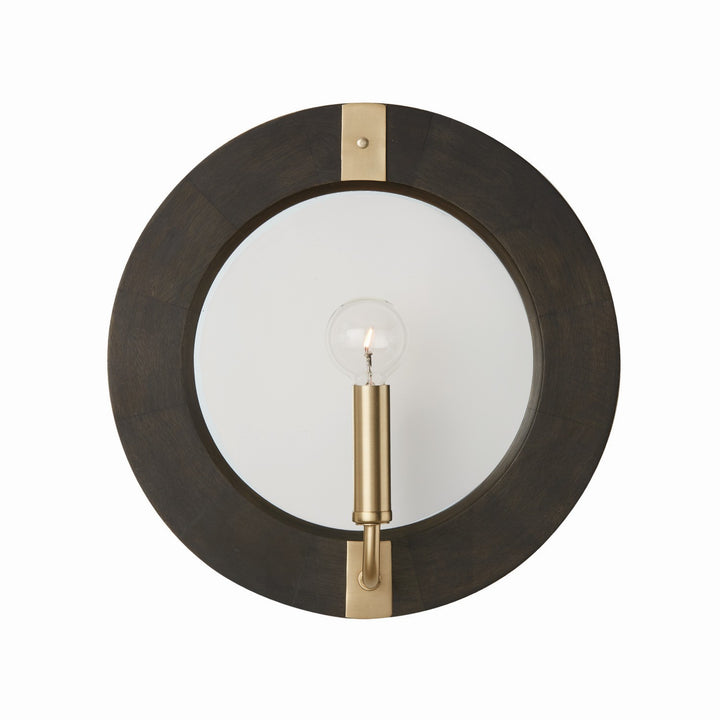 Capital Finn 647311KR Wall Sconce Light - Black Stain and Matte Brass