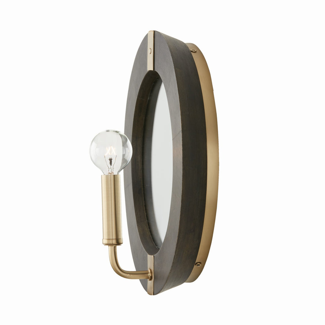 Capital Finn 647311KR Wall Sconce Light - Black Stain and Matte Brass