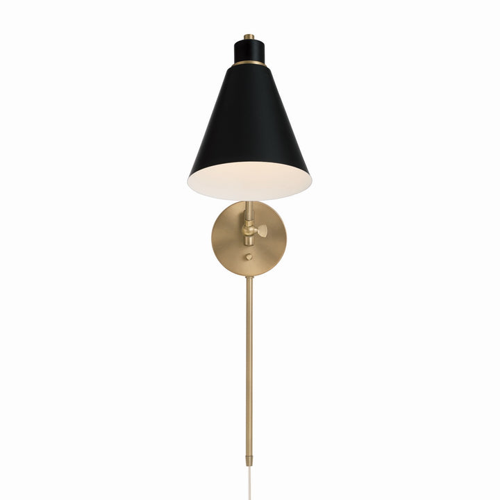Capital Lighting 650111AB  Bradley Lamp Aged Brass And Black