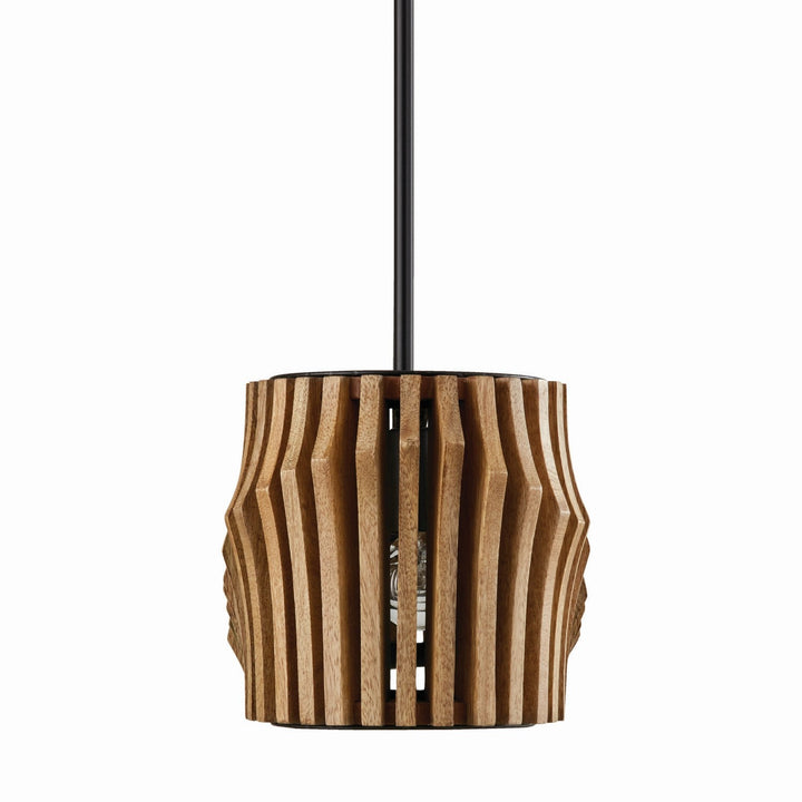 Capital Archer 844661WK Pendant Light - Light Wood and Matte Black