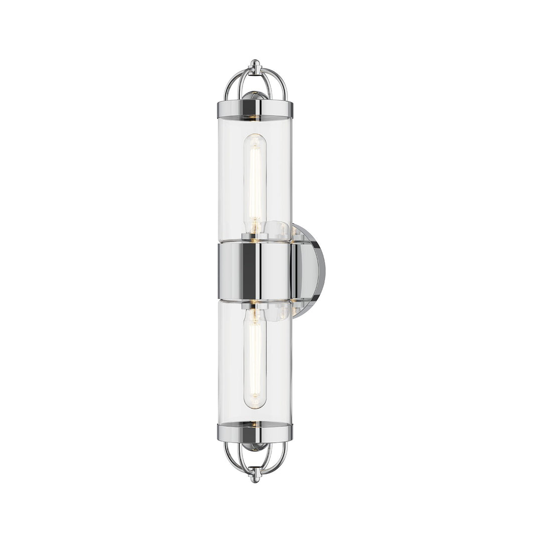 Alora Mood lancaster WV461102CH Wall Light - Chrome