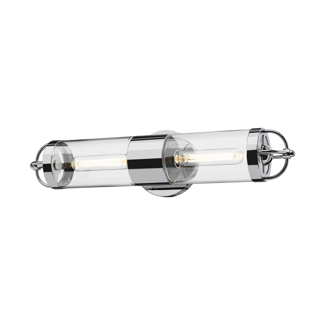 Alora Mood lancaster WV461102CH Wall Light - Chrome