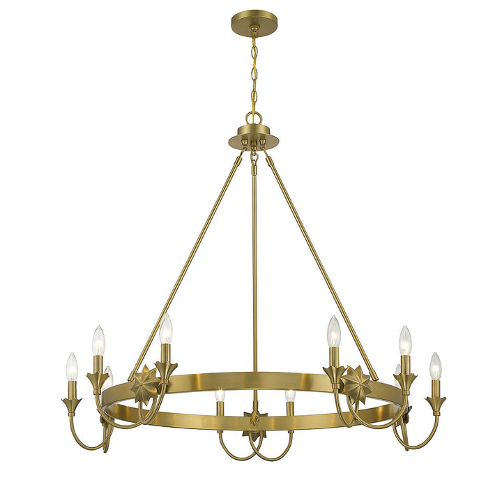 Savoy House Sullivan 1-2208-10-322 Chandelier Light - Warm Brass