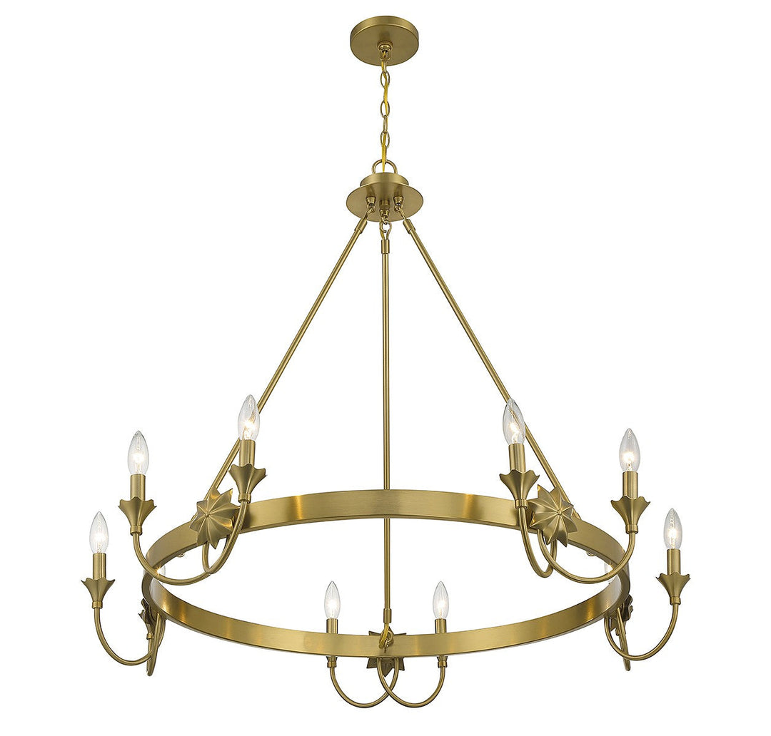 Savoy House Sullivan 1-2208-10-322 Chandelier Light - Warm Brass