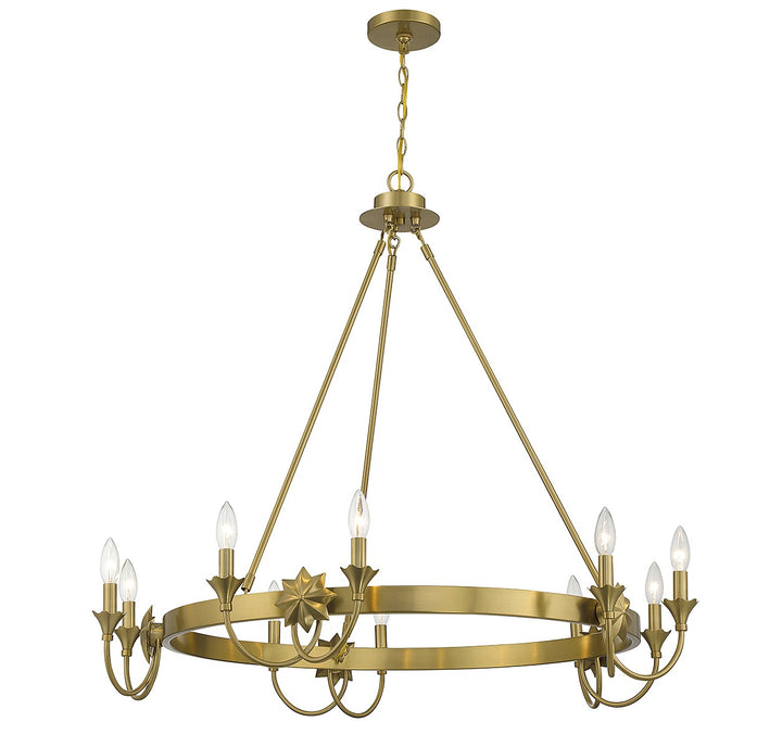 Savoy House Sullivan 1-2208-10-322 Chandelier Light - Warm Brass