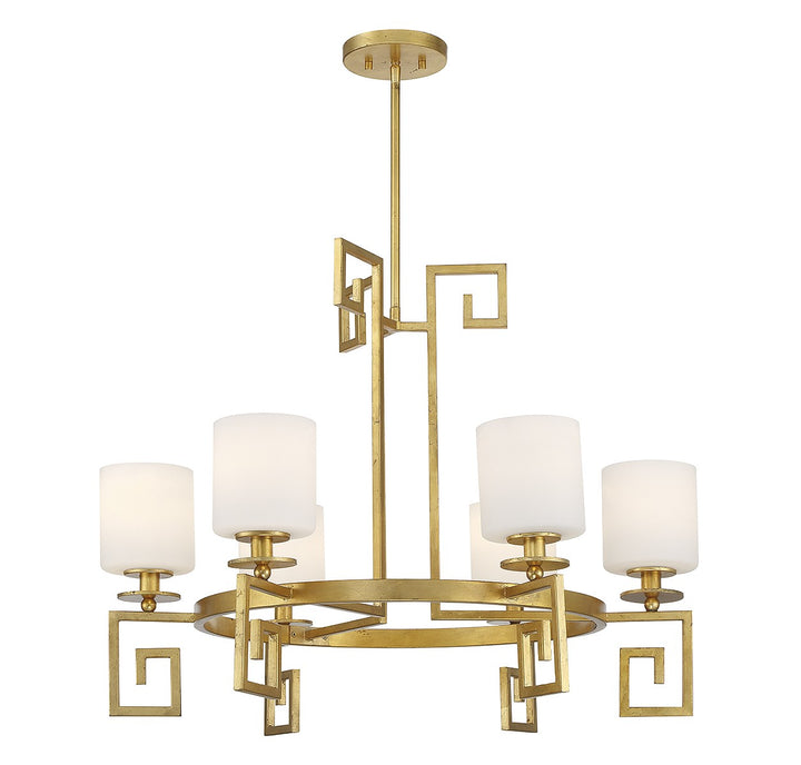 Savoy House Quatrain 1-2304-6-260 Chandelier Light - True Gold
