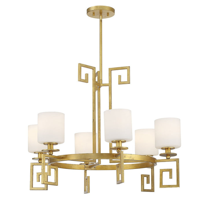 Savoy House Quatrain 1-2304-6-260 Chandelier Light - True Gold