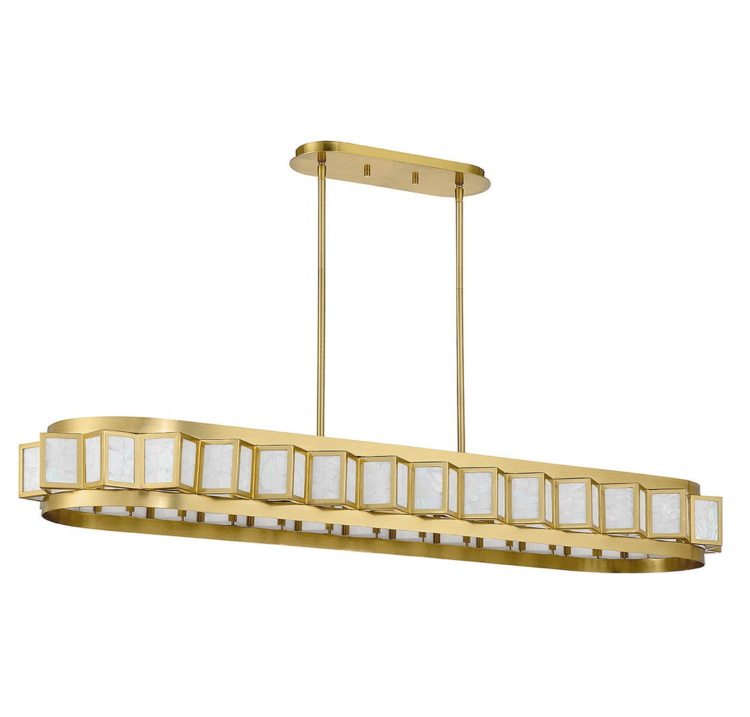 Savoy House Gideon 1-3165-8-322 Pendant Light - Warm Brass