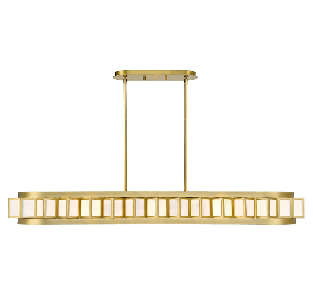 Savoy House Gideon 1-3165-8-322 Pendant Light - Warm Brass