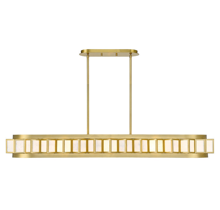 Savoy House Gideon 1-3165-8-322 Pendant Light - Warm Brass