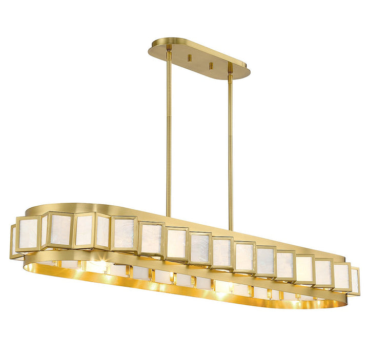 Savoy House Gideon 1-3165-8-322 Pendant Light - Warm Brass