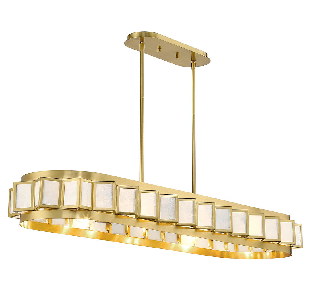 Savoy House Gideon 1-3165-8-322 Pendant Light - Warm Brass