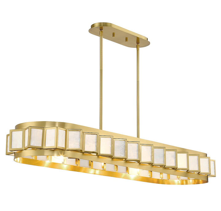 Savoy House Gideon 1-3165-8-322 Pendant Light - Warm Brass