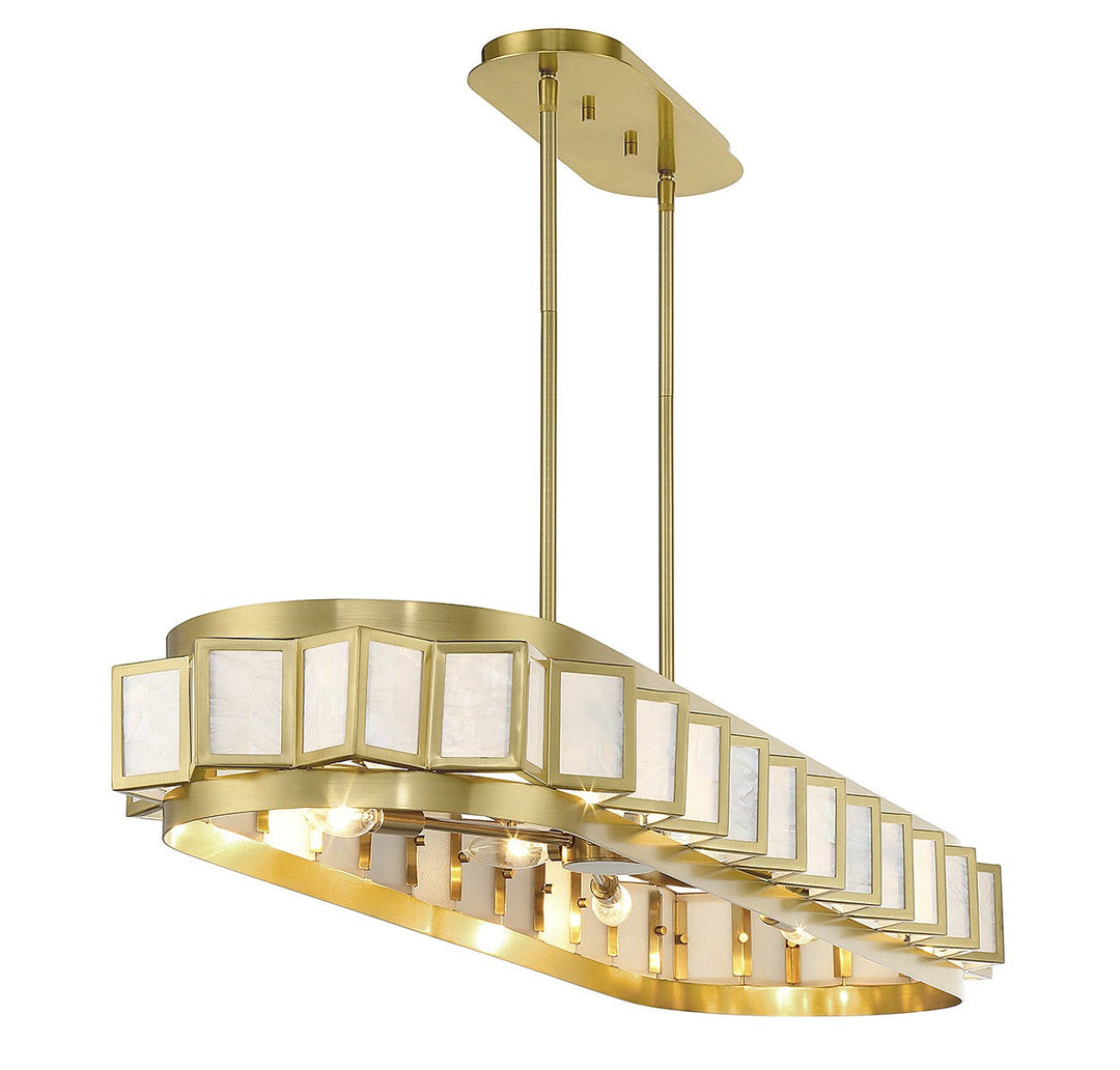 Savoy House Gideon 1-3165-8-322 Pendant Light - Warm Brass