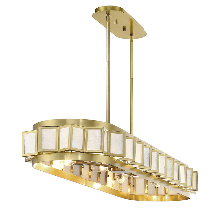 Savoy House Gideon 1-3165-8-322 Pendant Light - Warm Brass