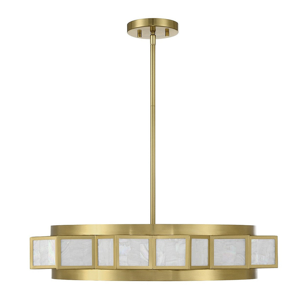 Savoy House Gideon 1-3167-4-322 Chandelier Light - Warm Brass