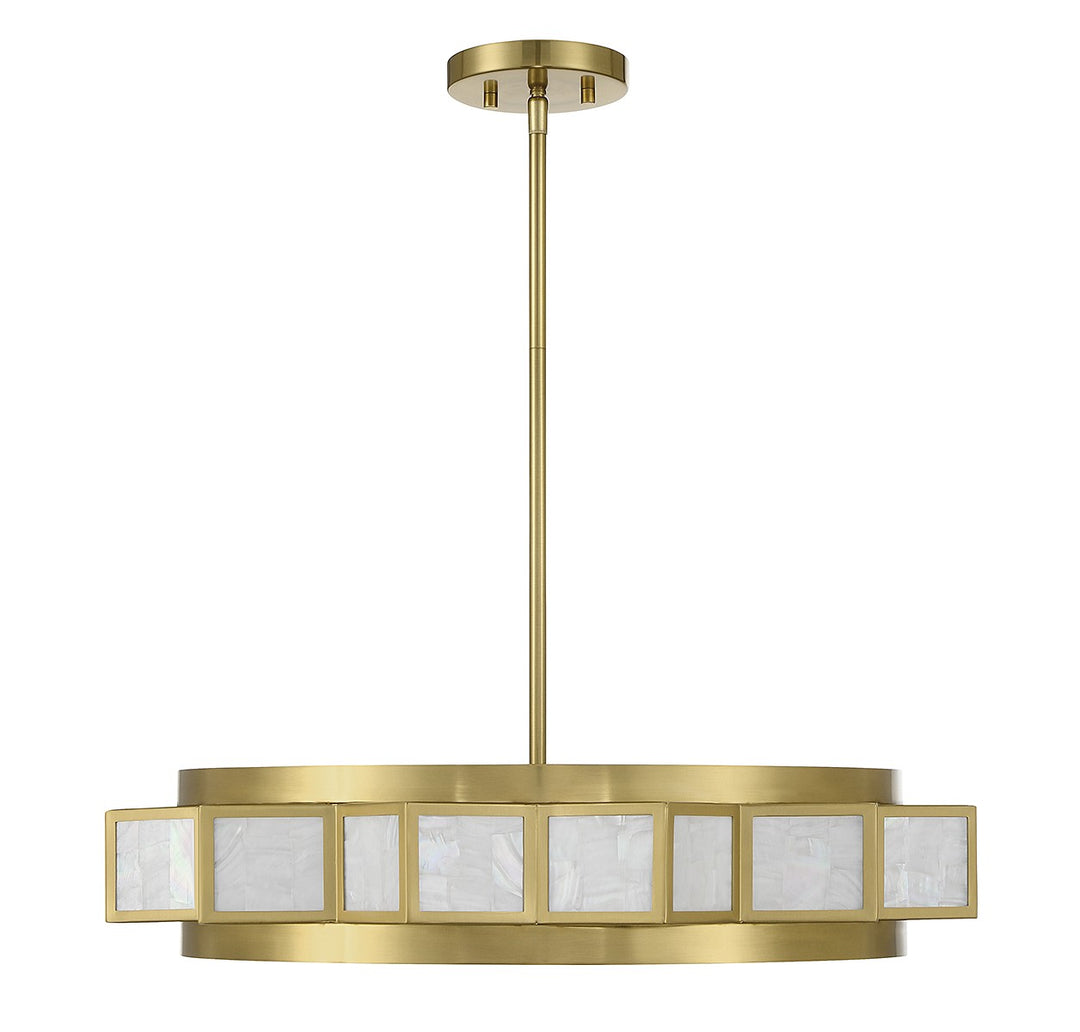 Savoy House Gideon 1-3167-4-322 Chandelier Light - Warm Brass