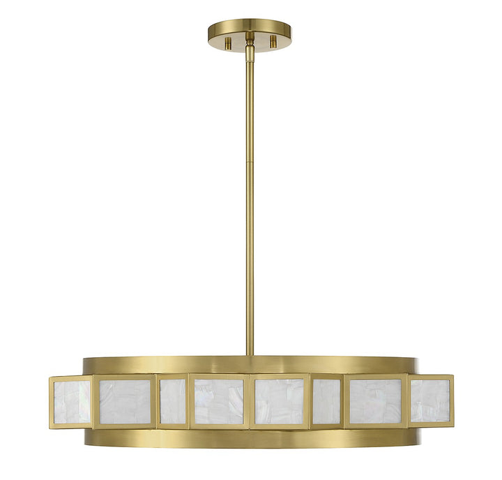 Savoy House Gideon 1-3167-4-322 Chandelier Light - Warm Brass