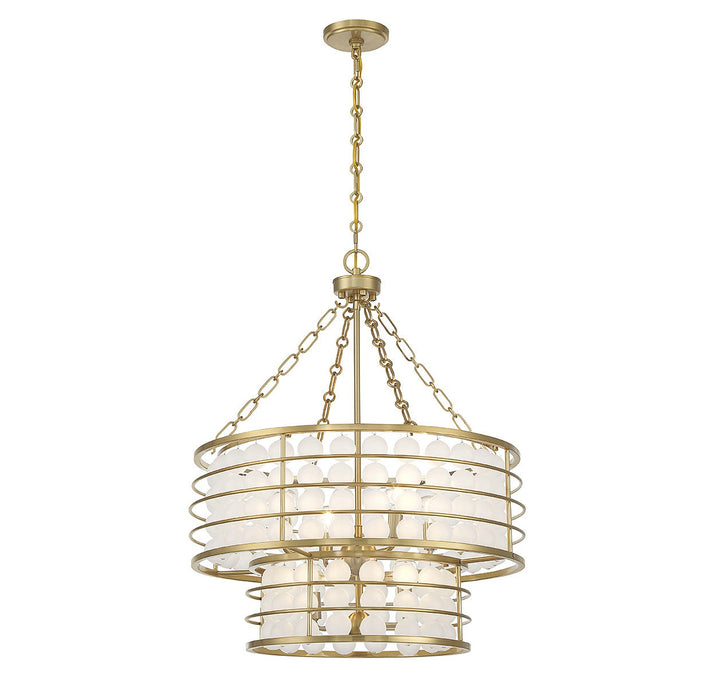 Savoy House Byron 1-3364-6-322 Chandelier Light - Warm Brass