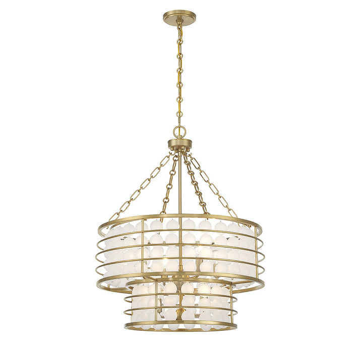 Savoy House Byron 1-3364-6-322 Chandelier Light - Warm Brass