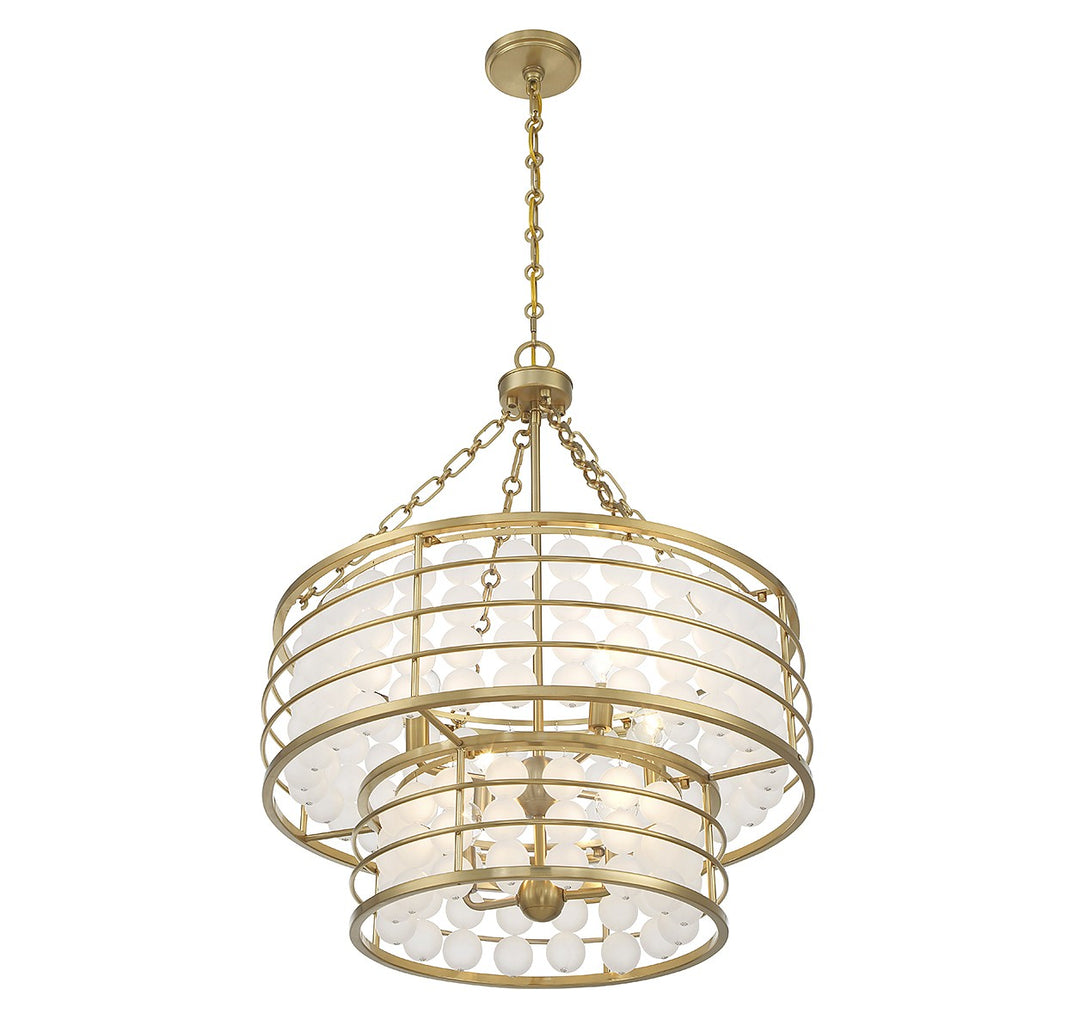 Savoy House Byron 1-3364-6-322 Chandelier Light - Warm Brass