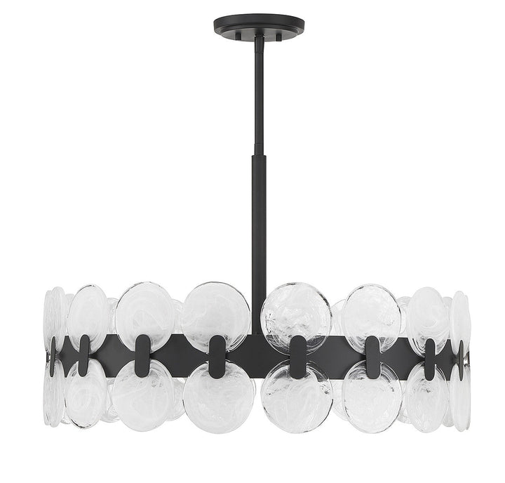 Savoy House Boca 1-3720-6-89 Chandelier Light - Matte Black